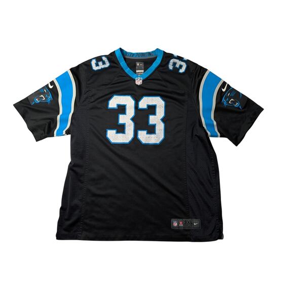 Nike Other - Nike D'Onta Foreman Carolina Panthers Jersey Mens 3XL Black Home NFL Football 33
